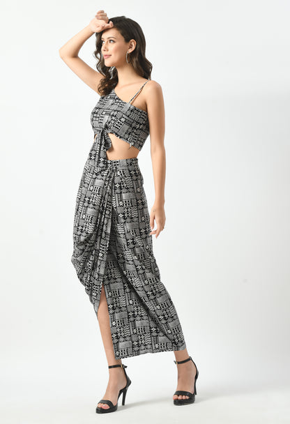 Monochrome Chic Co-Ord Set