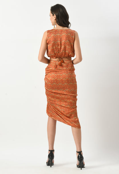 Embrace The Bold And Beautiful With Our Orange Co-Ord Set