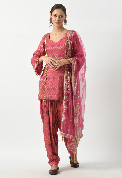 Pretty in Pink Punjabi Suit