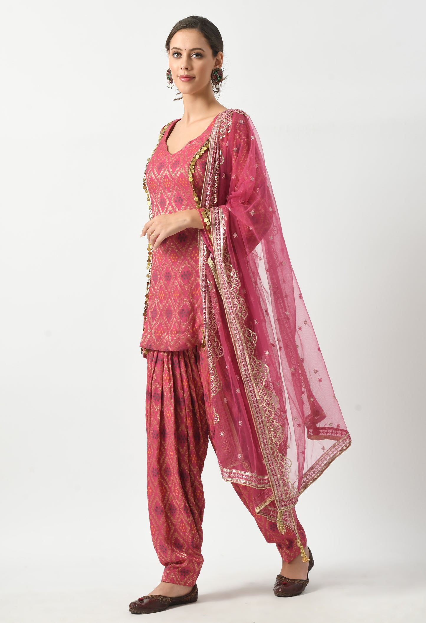 Pretty in Pink Punjabi Suit