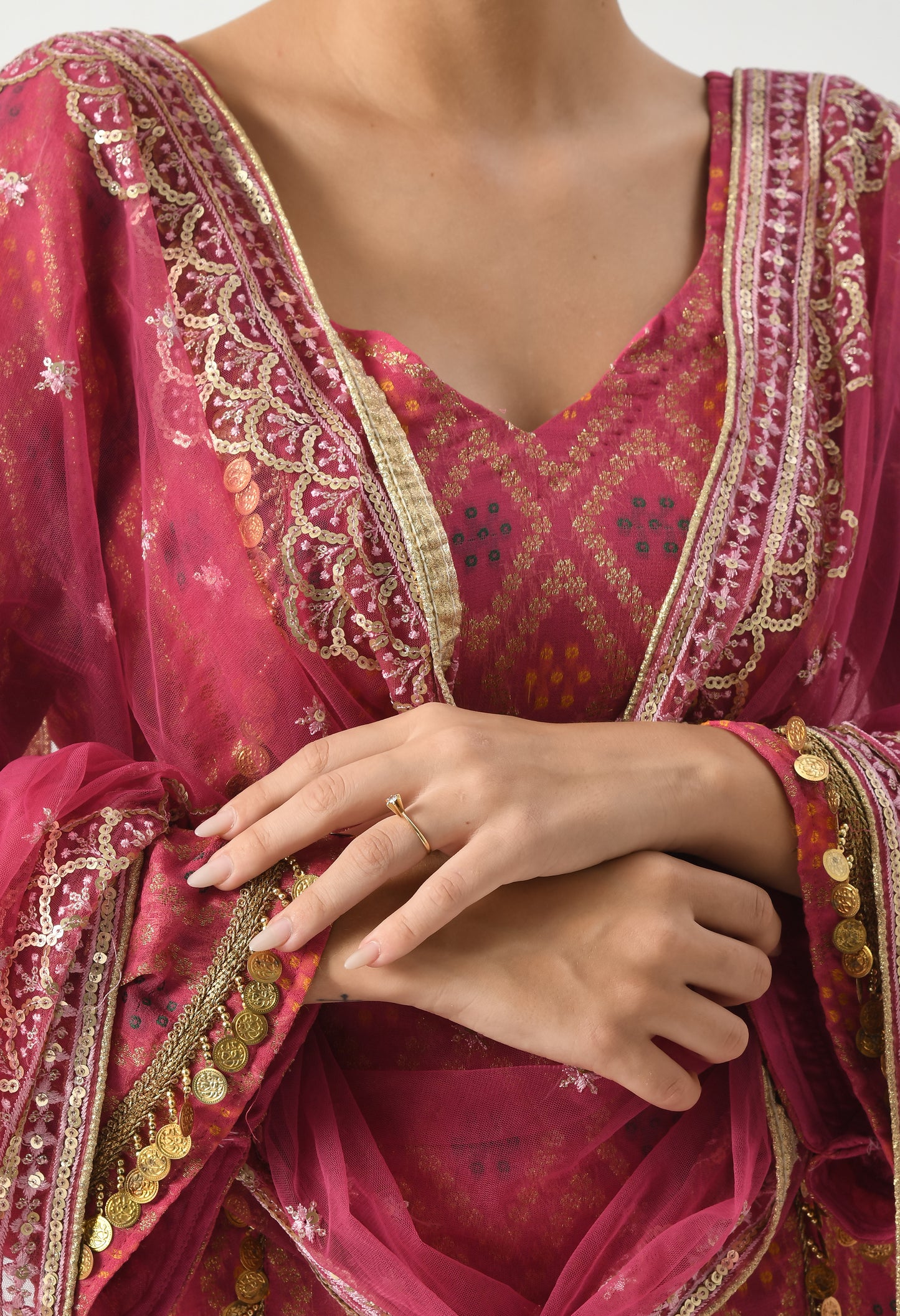 Pretty in Pink Punjabi Suit