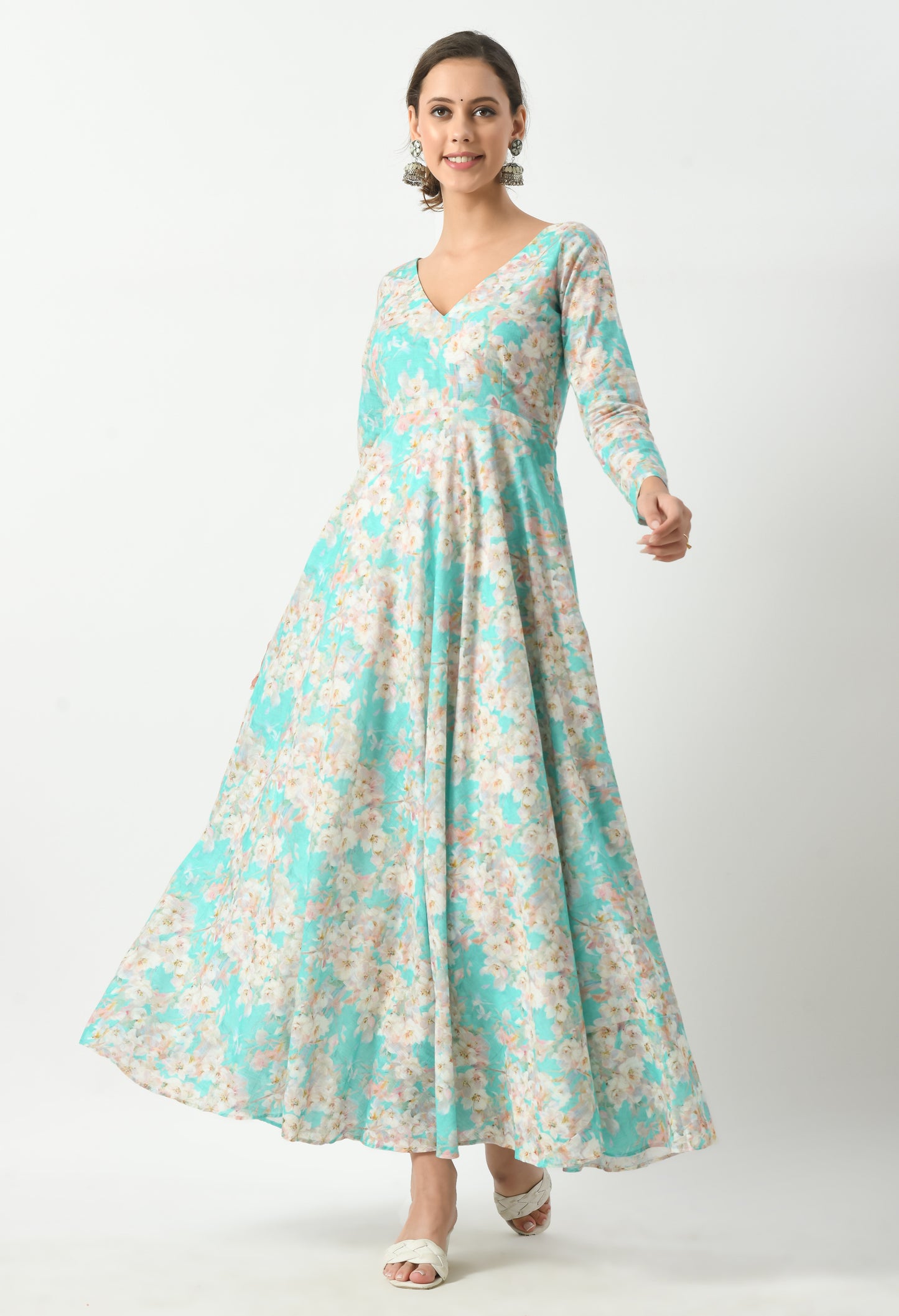 Sky Blue Summer Breeze Long Dress