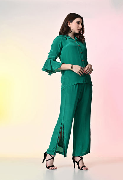 Emerald Elegance Co-ord Set