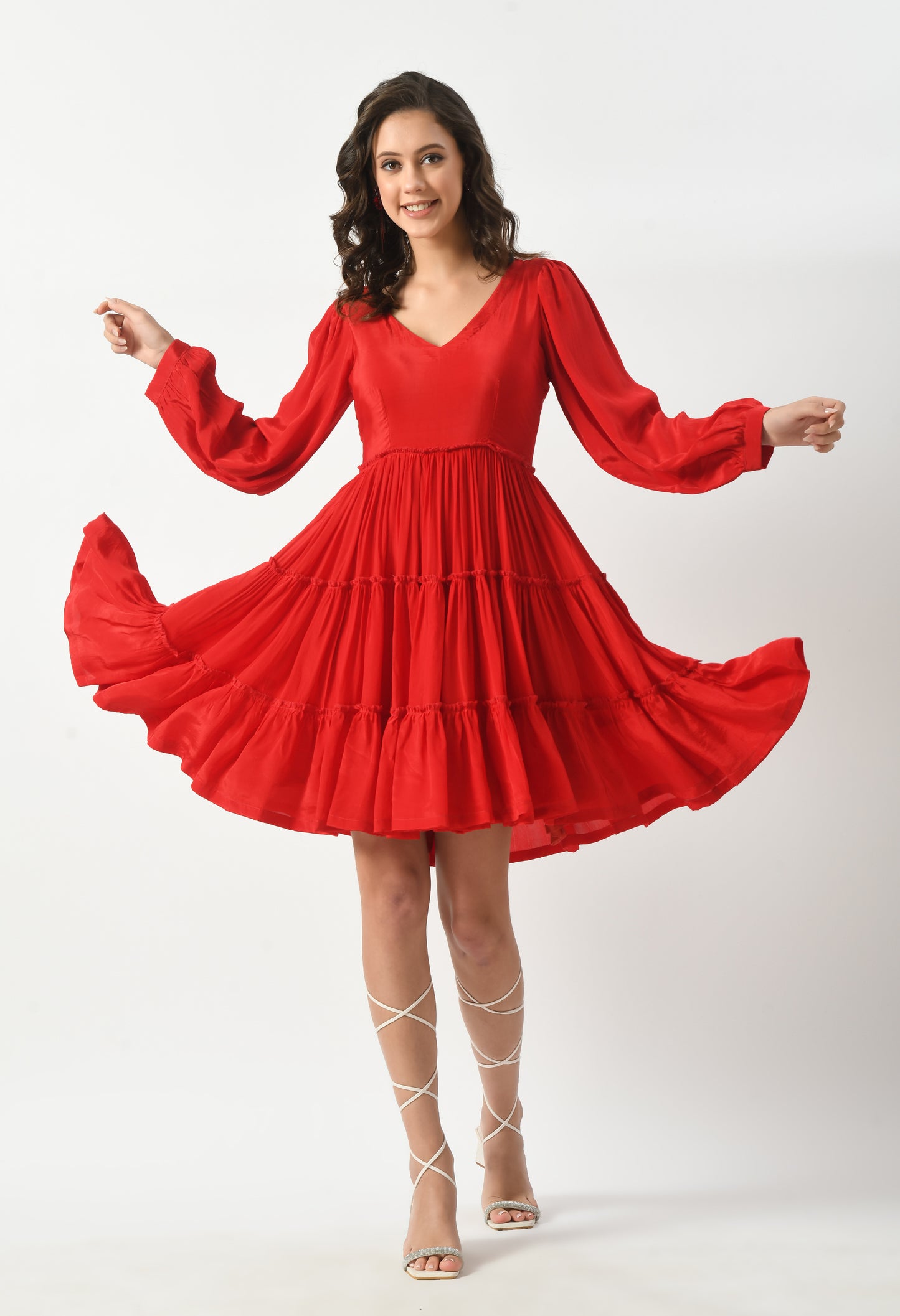 Ruby Allure Frill Dress