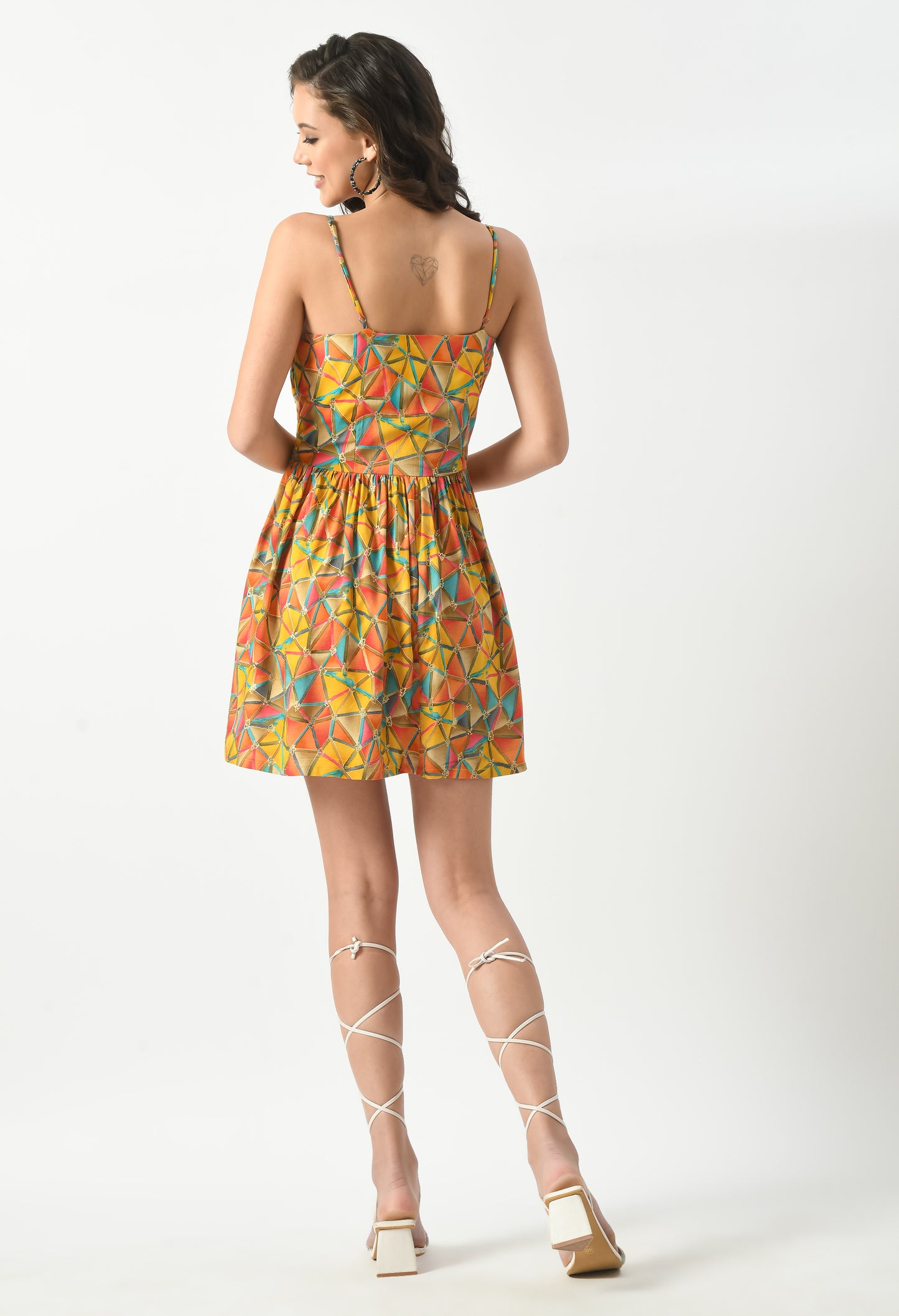 Sun-Kissed Splendor Short Dress